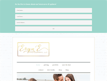 Tablet Screenshot of erynephotography.com